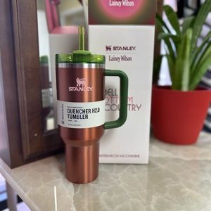 Stanley x Lainey Wilson Quencher Tumbler Watermelon Moonshine!FREE Spill Stopper